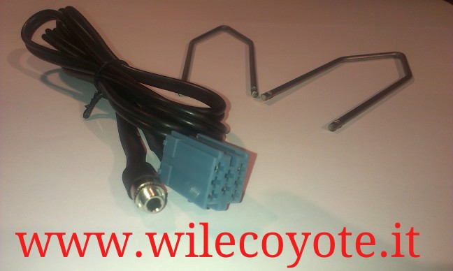Cavo AUX ISO BLU per radio Alfa 147 156 equivalente cavo Blaupunkt 7607897093